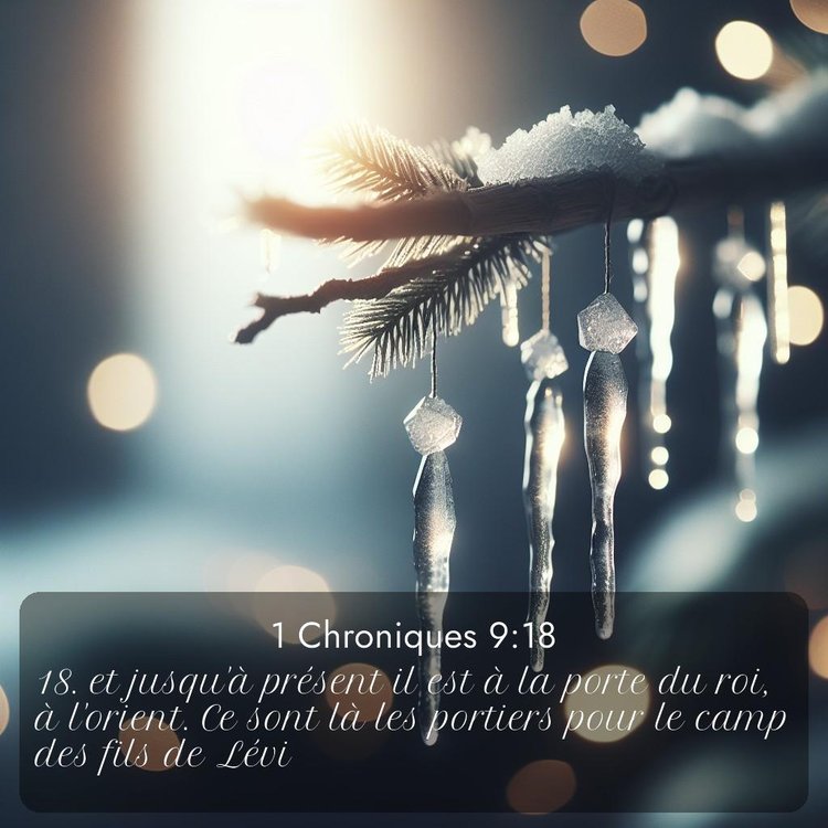 Segond 1 Chroniques 9:18