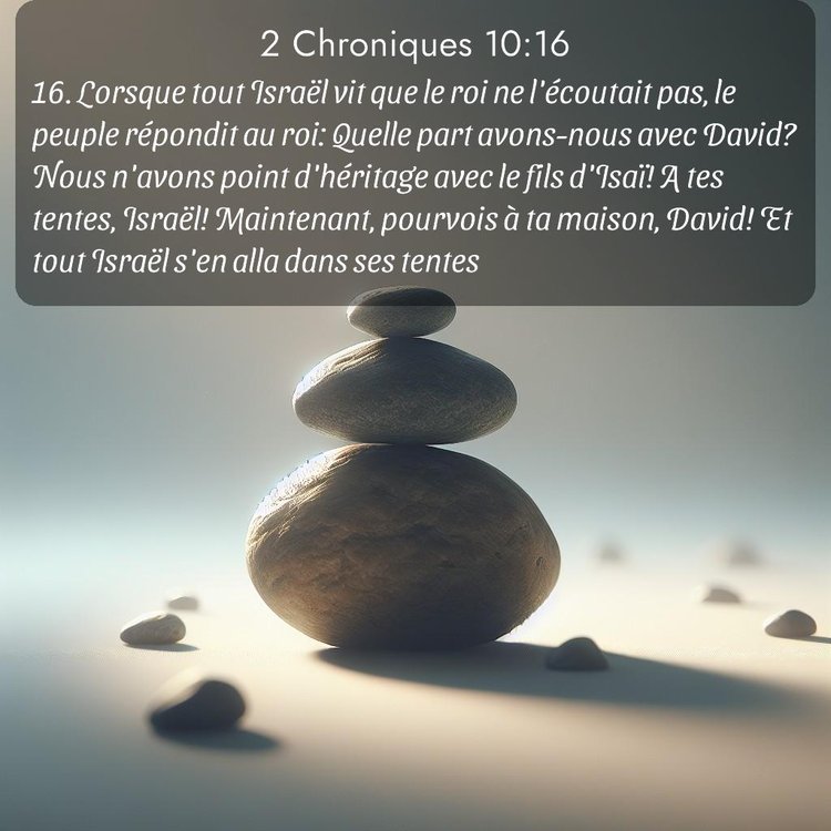 Segond 2 Chroniques 10:16