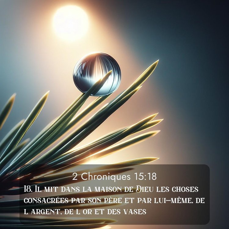 Segond 2 Chroniques 15:18