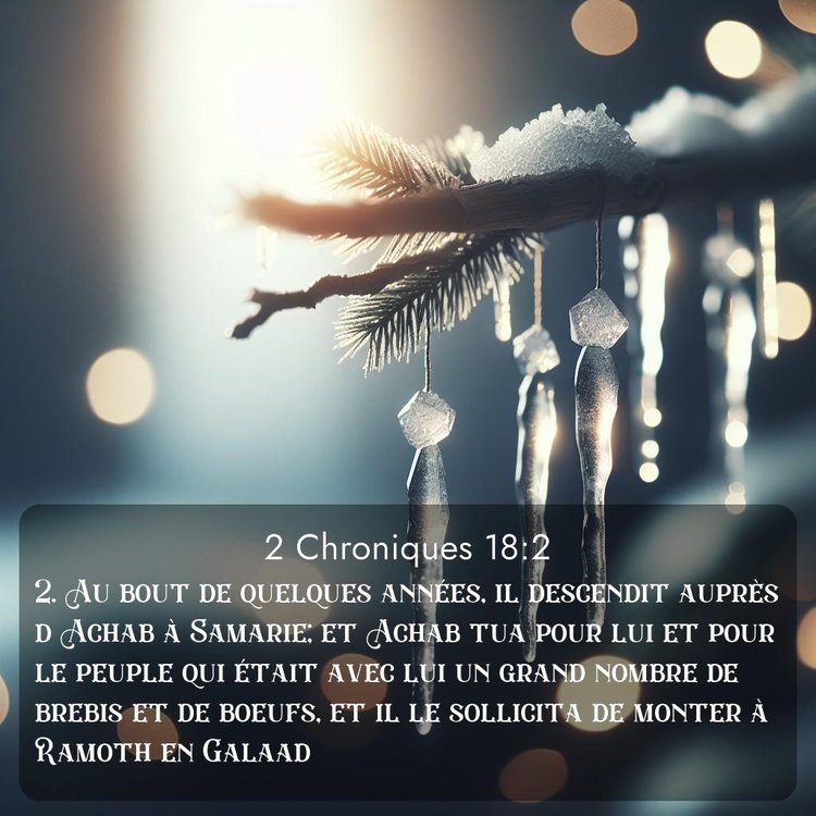 Segond 2 Chroniques 18:2