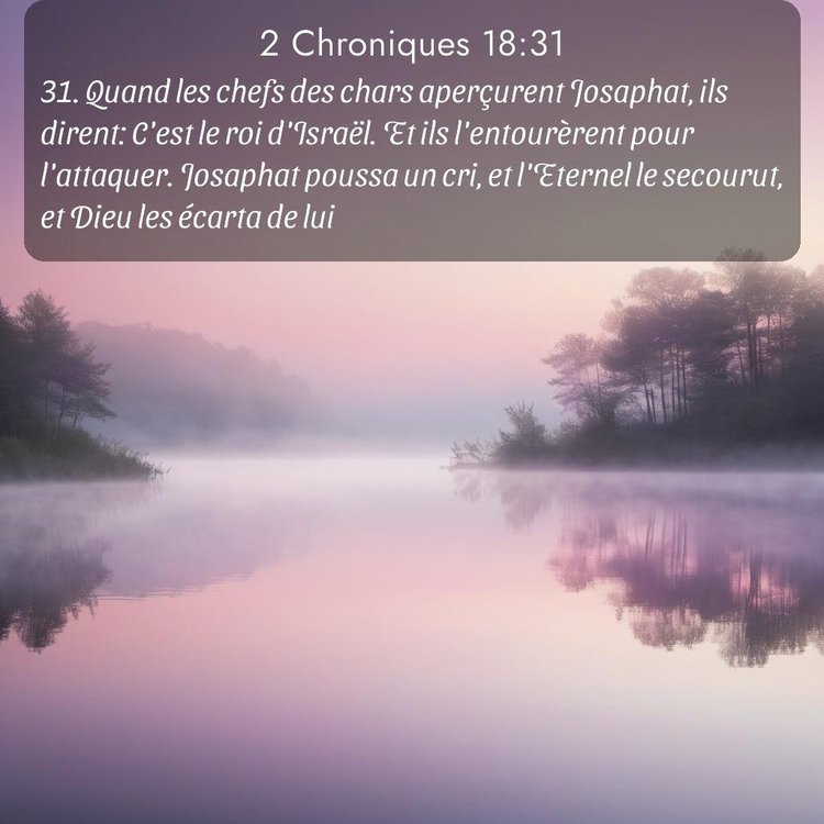 Segond 2 Chroniques 18:31