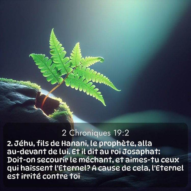 Segond 2 Chroniques 19:2