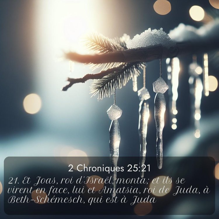 Segond 2 Chroniques 25:21