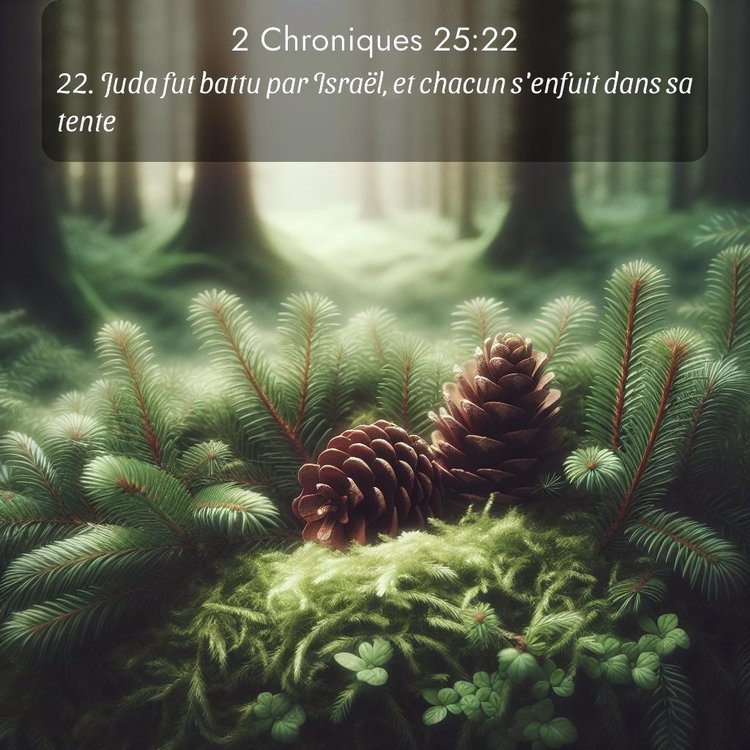 Segond 2 Chroniques 25:22