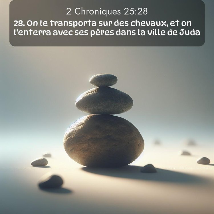 Segond 2 Chroniques 25:28