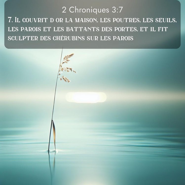 image nature avec verset biblique de la Bible