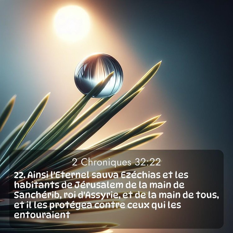 Segond 2 Chroniques 32:22