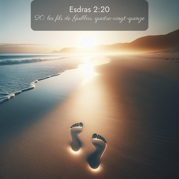 Segond Esdras 2:20