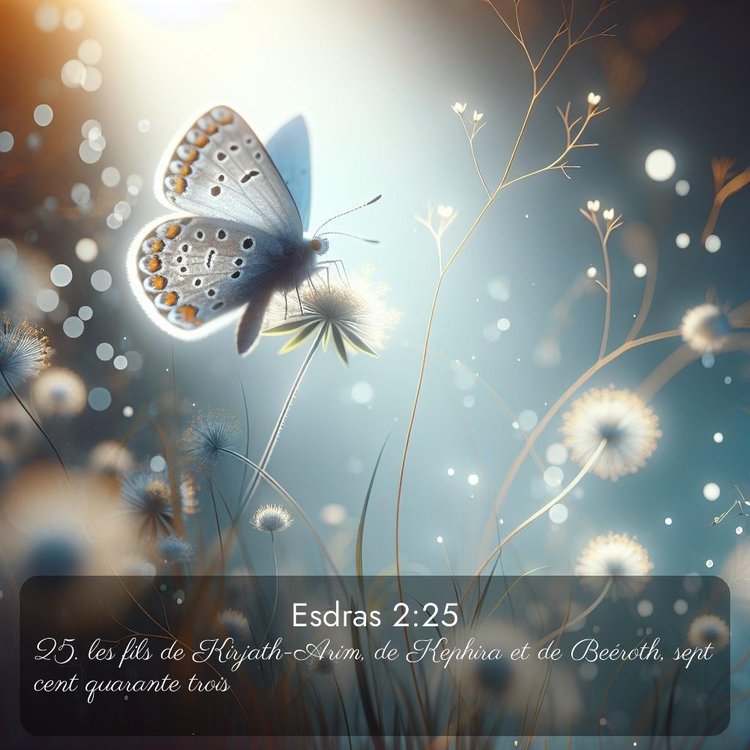 Segond Esdras 2:25