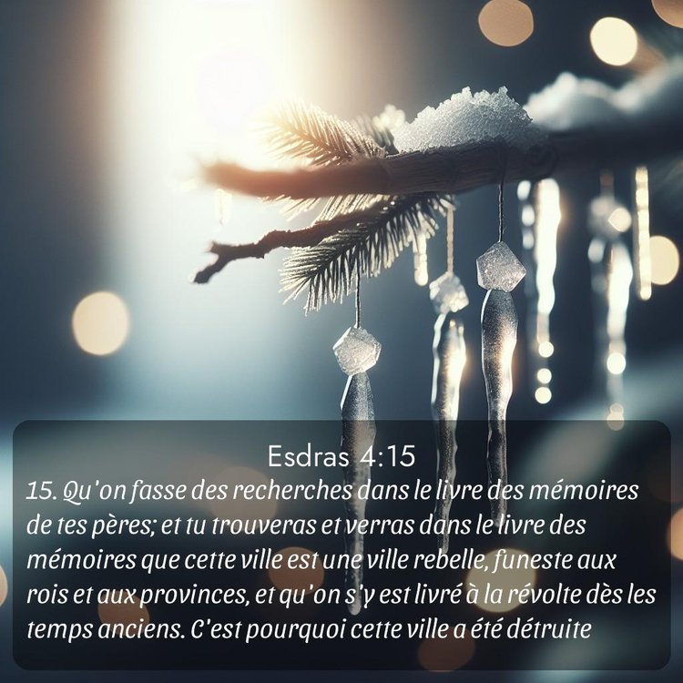 Segond Esdras 4:15