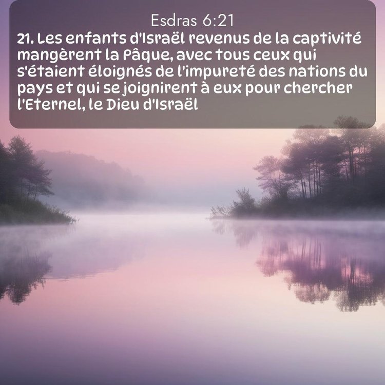 image nature avec verset biblique de la Bible
