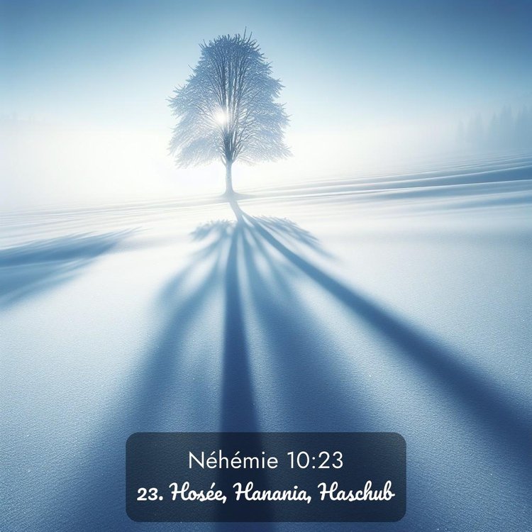 Segond Néhémie 10:23