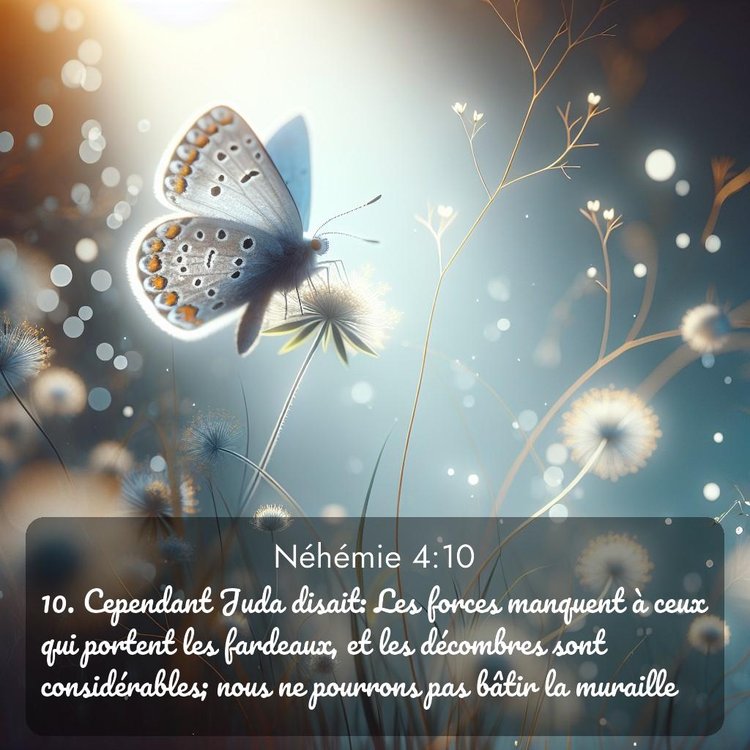 Segond Néhémie 4:10