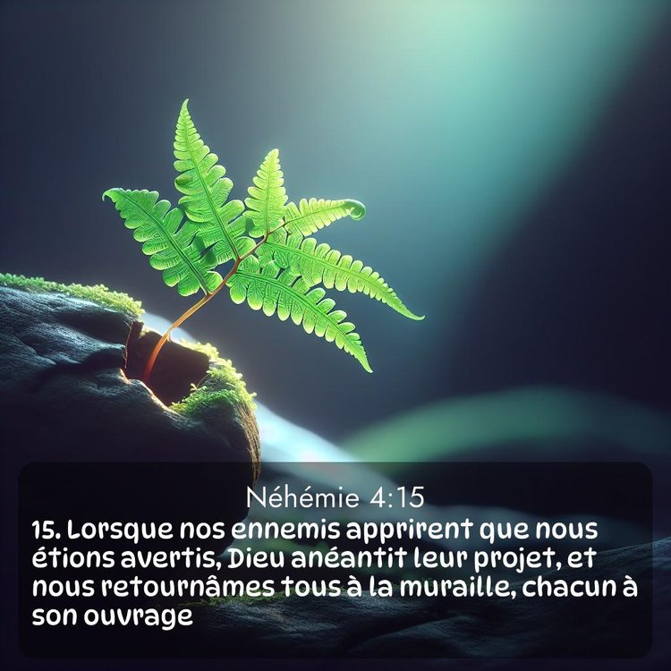 image nature avec verset biblique de la Bible