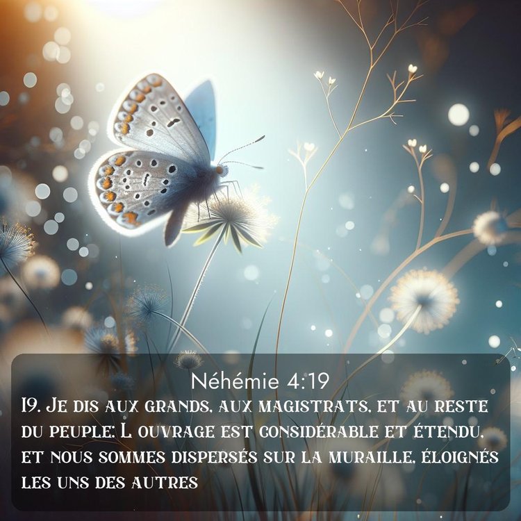 image nature avec verset biblique de la Bible