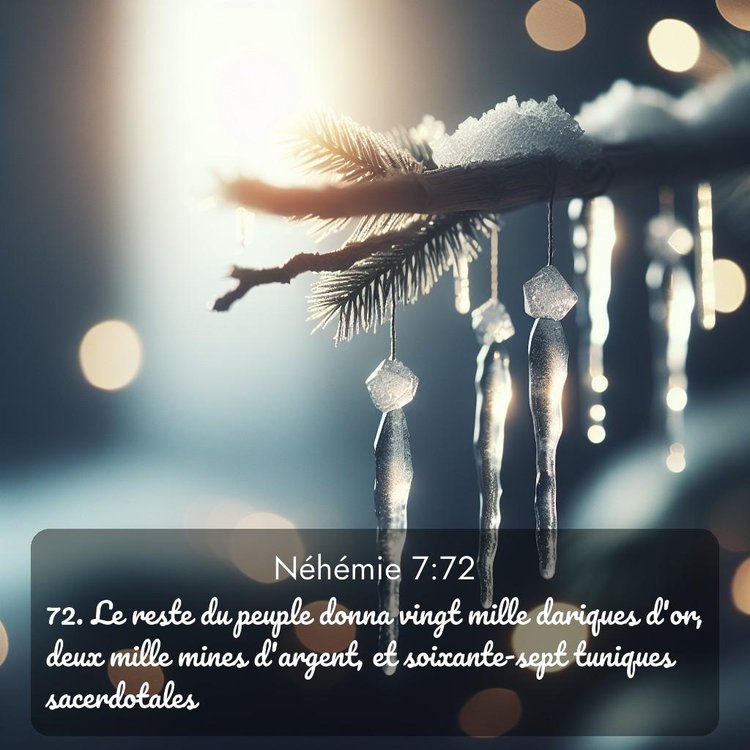 Segond Néhémie 7:72