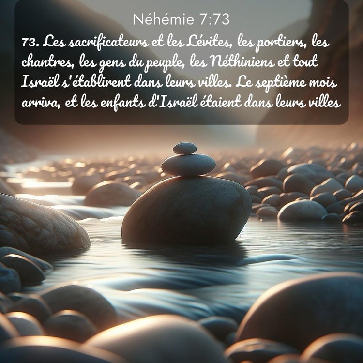 Segond Néhémie 7:73