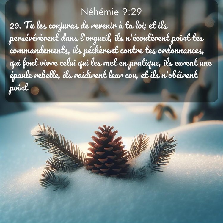 Segond Néhémie 9:29