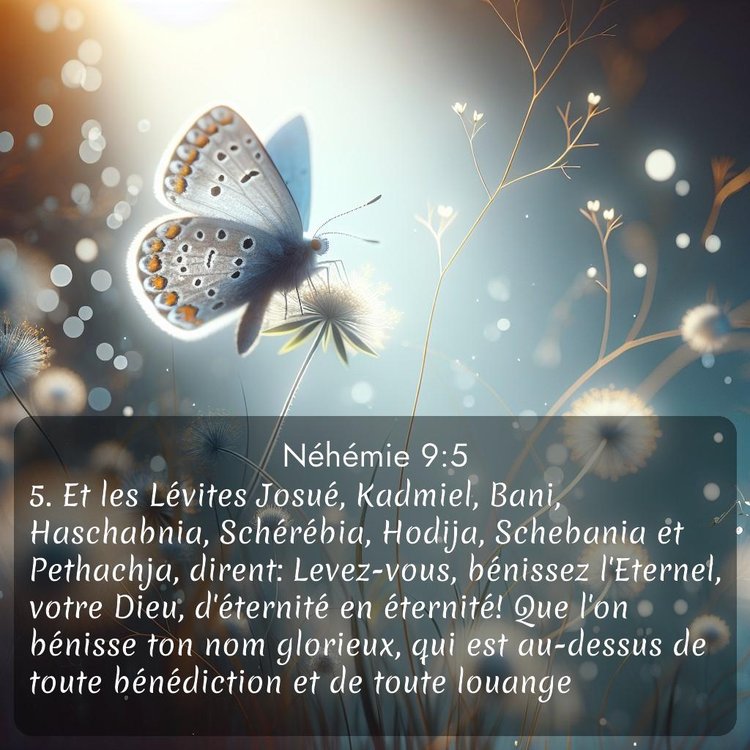 Segond Néhémie 9:5