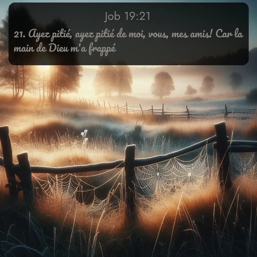 Segond Job  ; image nature: image avec le verset biblique :Ayez pitié, ayez pitié de moi, vous, mes amis! Car la main de Dieu m&#039;a frappé. ;  ; 19:21