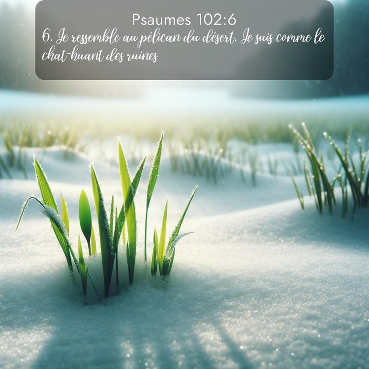 Segond Psaumes 102:6