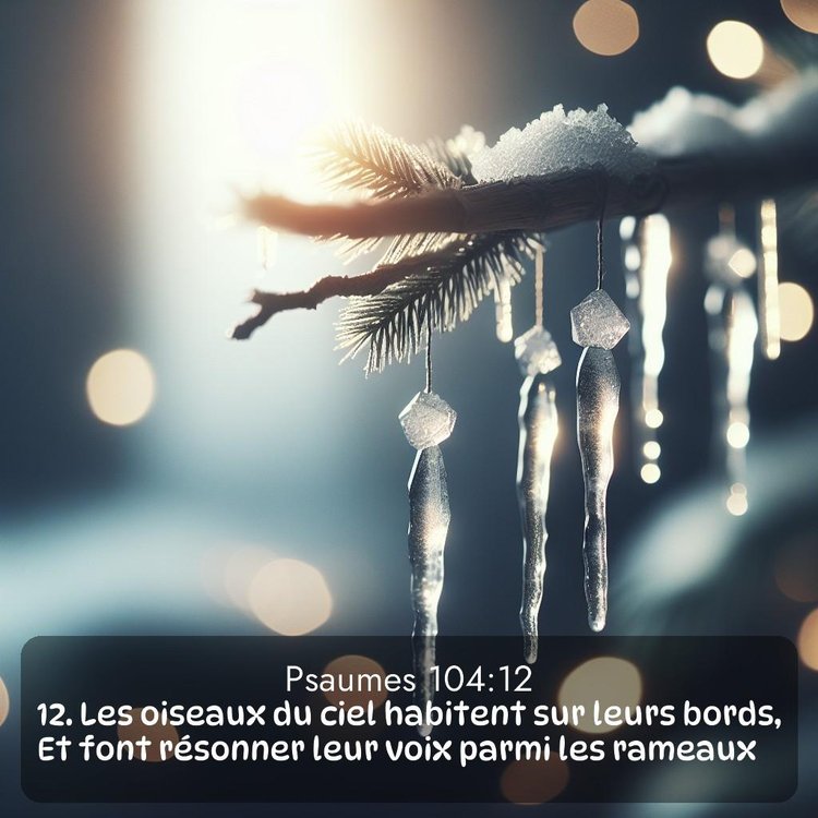 Segond Psaumes 104:12