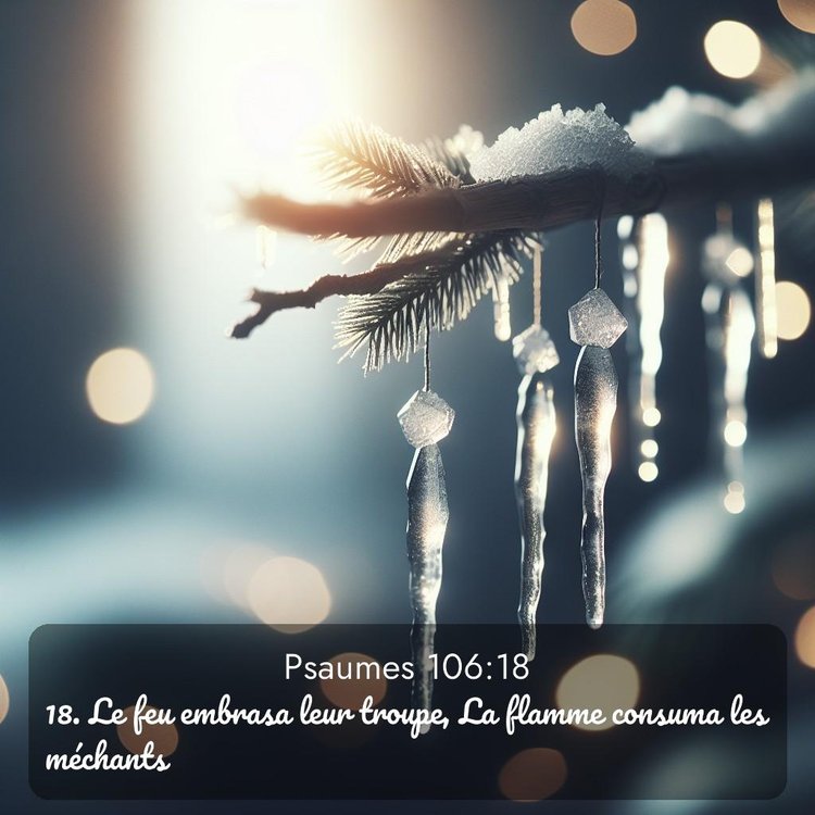 image nature avec verset biblique de la Bible