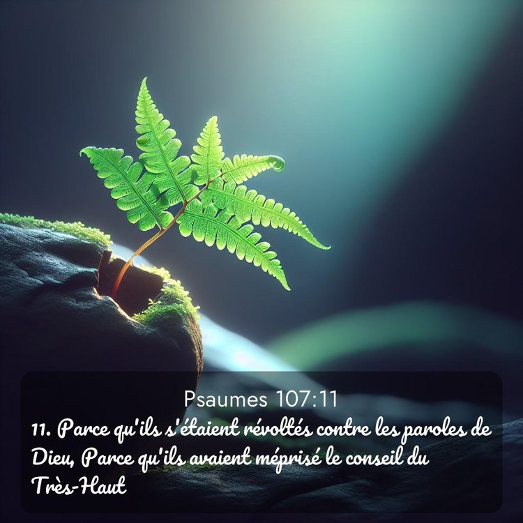 image nature avec verset biblique de la Bible