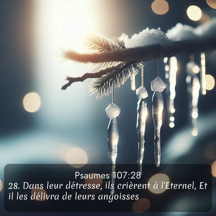 Segond Psaumes 107:28