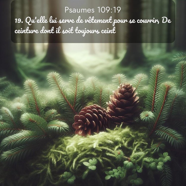 Segond Psaumes 109:19