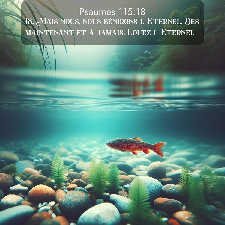 image nature avec verset biblique de la Bible