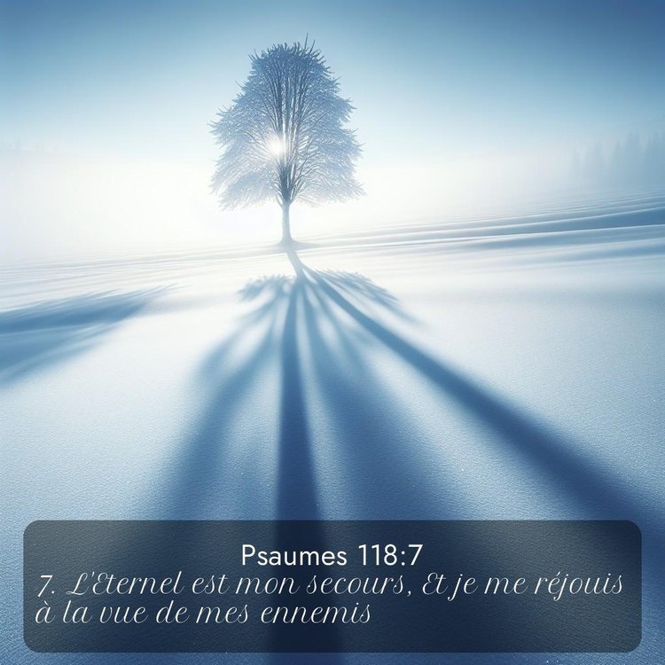 Segond Psaumes 118:7