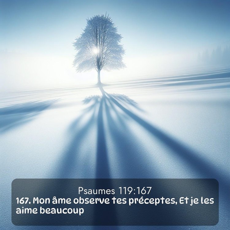 Segond Psaumes 119:167