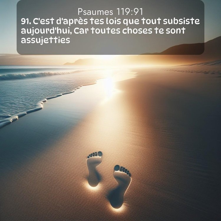 Segond Psaumes 119:91