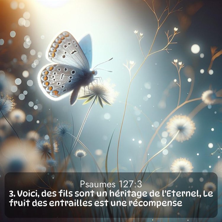image nature avec verset biblique de la Bible