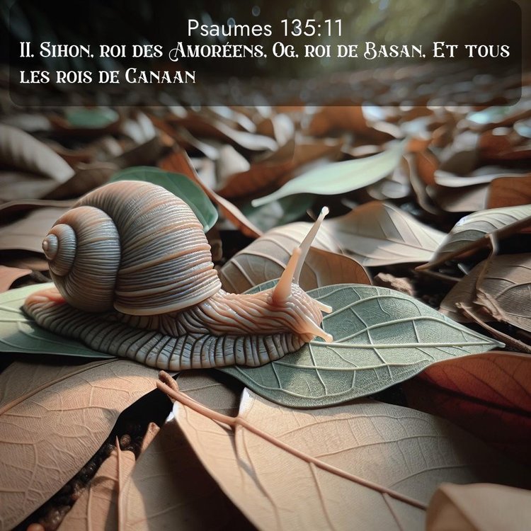 Segond Psaumes 135:11