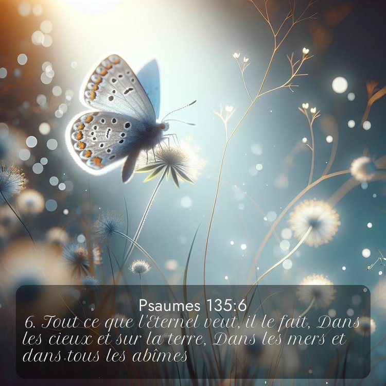 Segond Psaumes 135:6