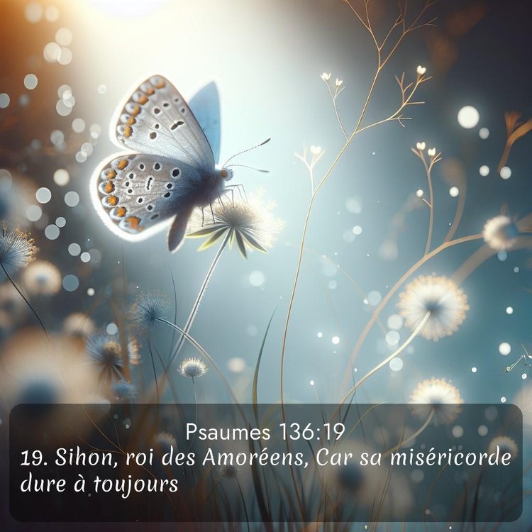 Segond Psaumes 136:19