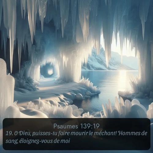 Segond Psaumes  ; image nature: image avec le verset biblique :O Dieu, puisses-tu faire mourir le méchant! Hommes de sang, éloignez-vous de moi! ;  ; 139:19