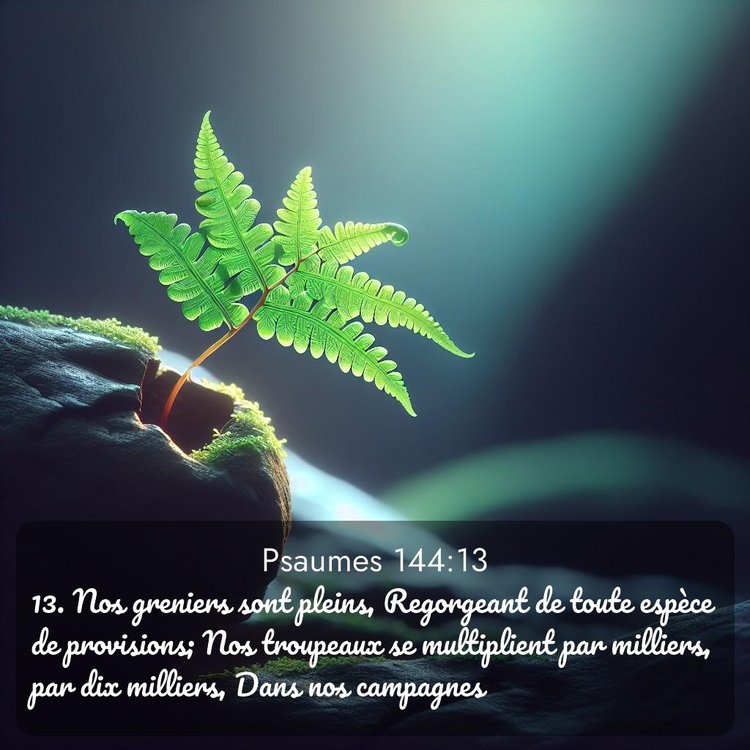 image nature avec verset biblique de la Bible