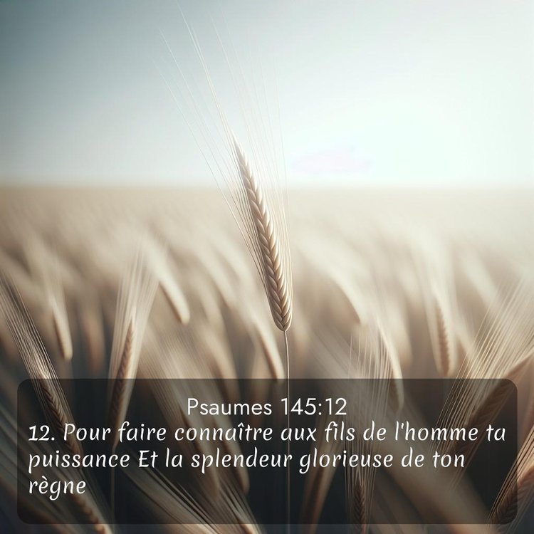image nature avec verset biblique de la Bible
