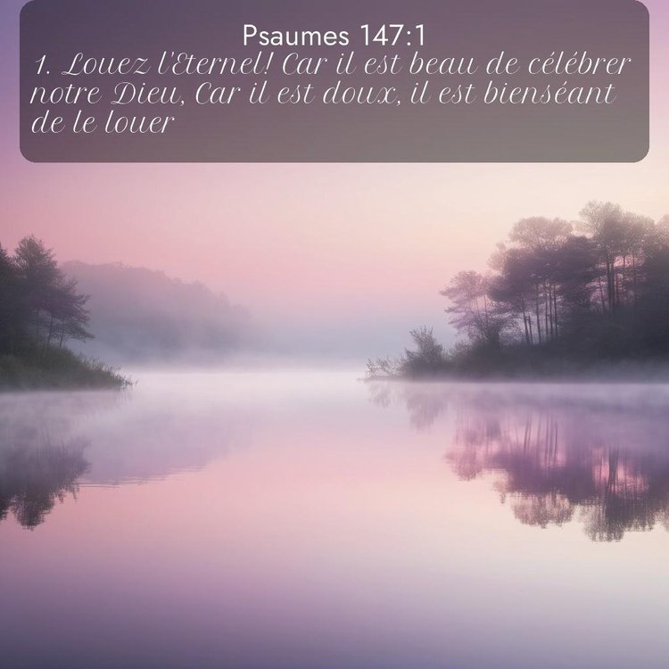 Segond Psaumes 147:1