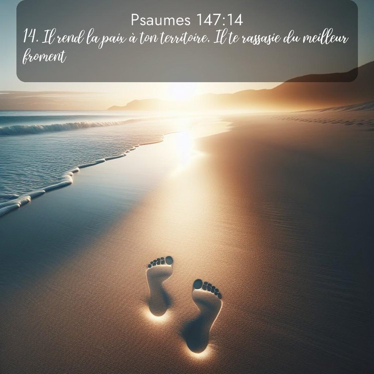 image nature avec verset biblique de la Bible
