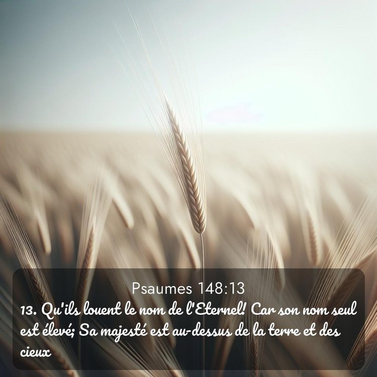 image nature avec verset biblique de la Bible