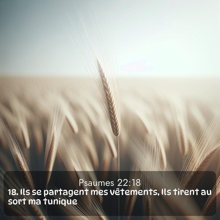 Segond Psaumes 22:18