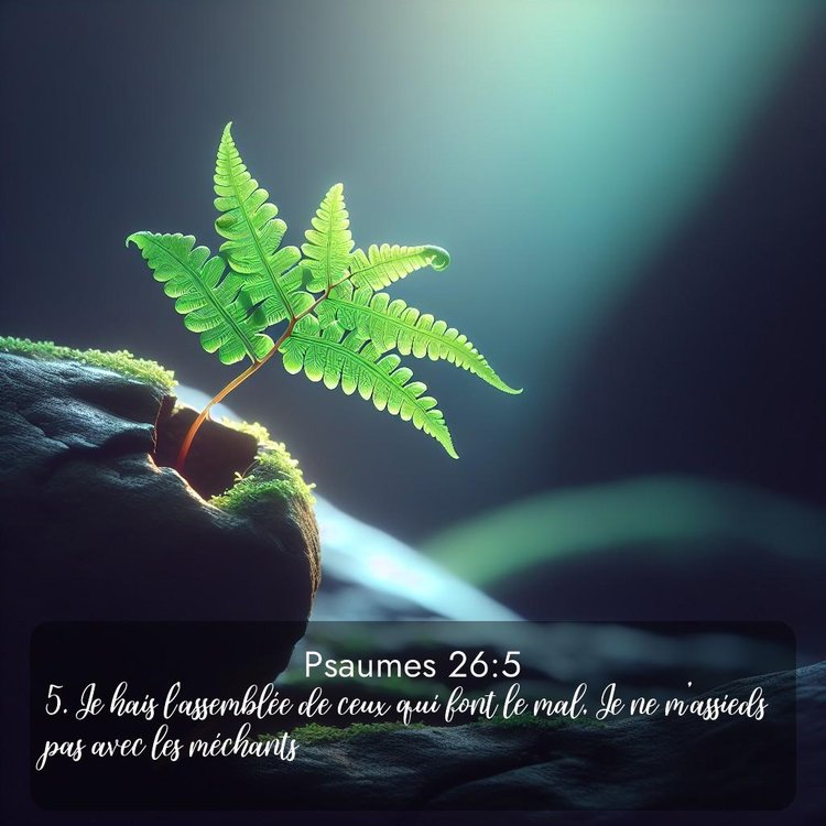 image nature avec verset biblique de la Bible