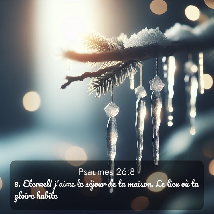 Segond Psaumes 26:8