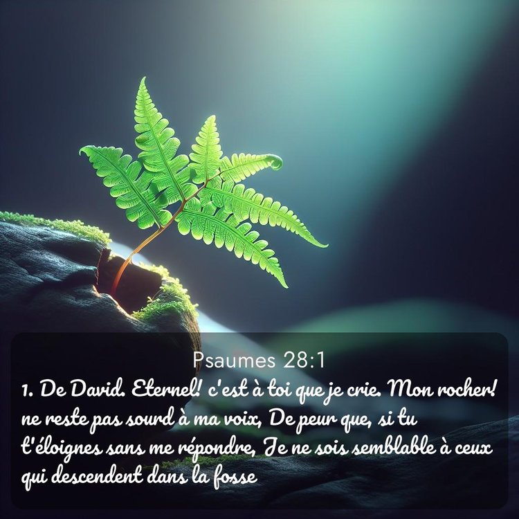 Segond Psaumes 28:1