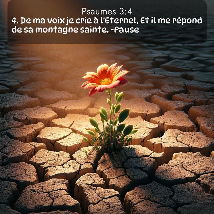 Segond Psaumes 3:4