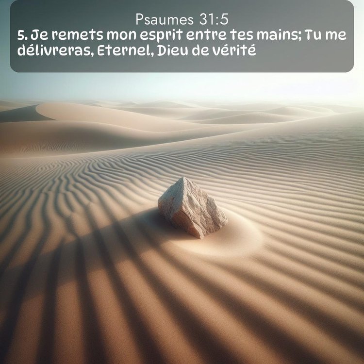 Segond Psaumes 31:5